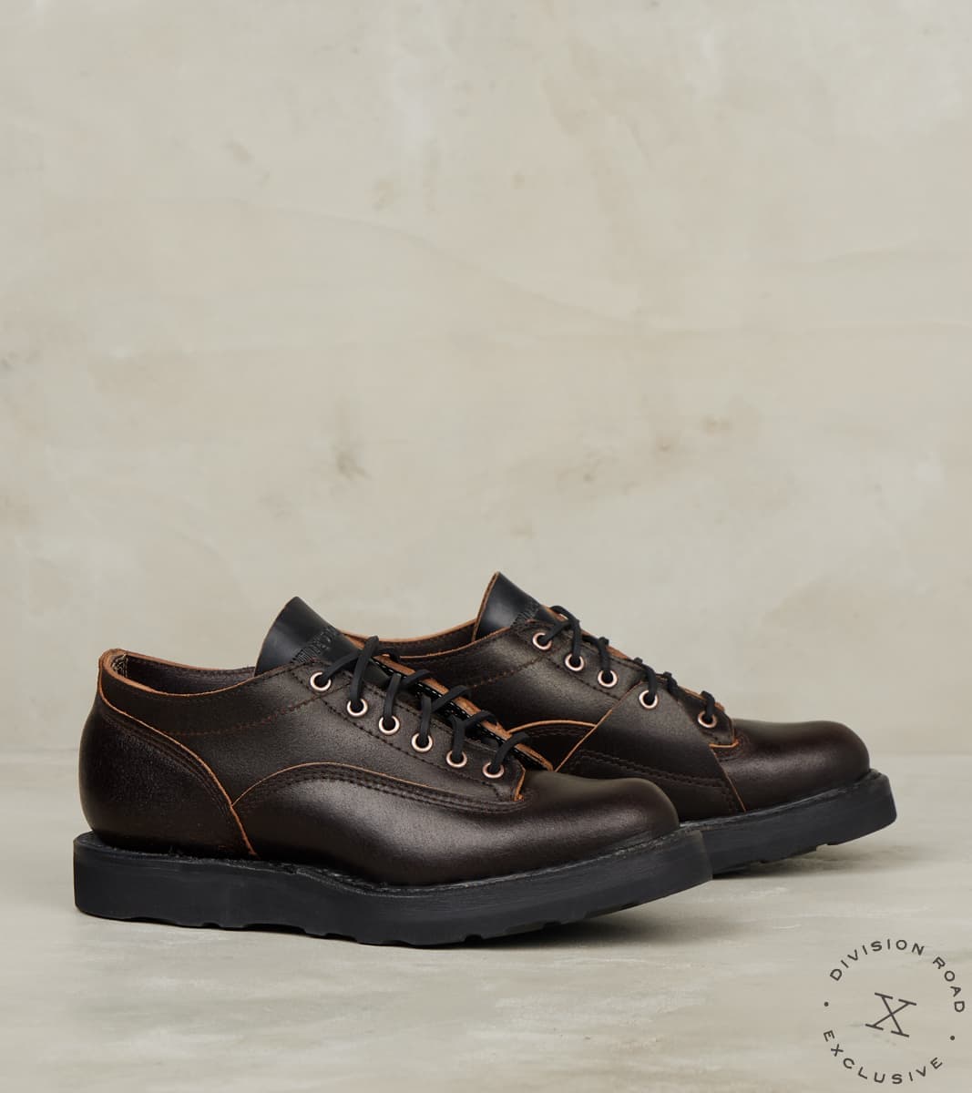 White's LTT Oxford 300 Dark Brown Waxed Flesh